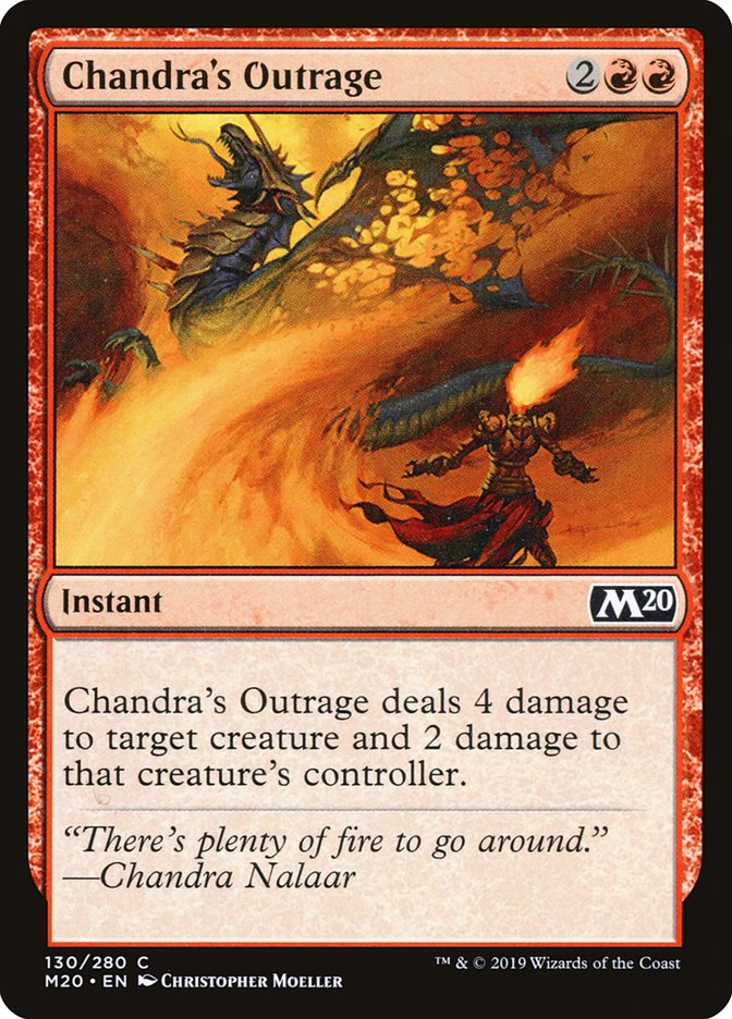 Chandra's Outrage [Core Set 2020] | Red Riot Games CA