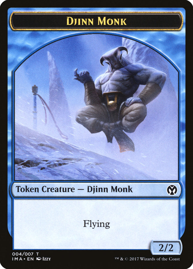 Djinn Monk Token [Iconic Masters Tokens] | Red Riot Games CA