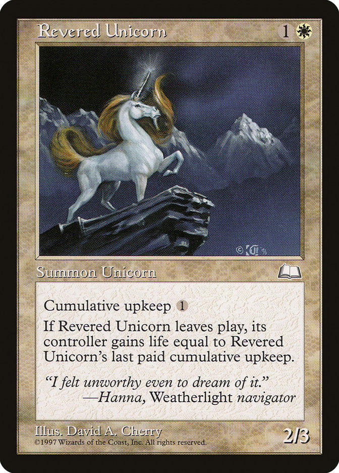 Revered Unicorn [Weatherlight] | Red Riot Games CA