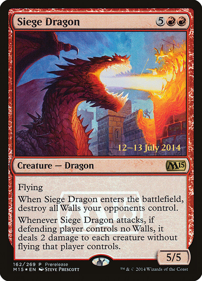 Siege Dragon [Magic 2015 Promos] | Red Riot Games CA