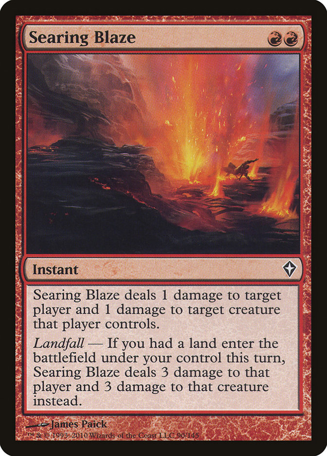 Searing Blaze [Worldwake] | Red Riot Games CA