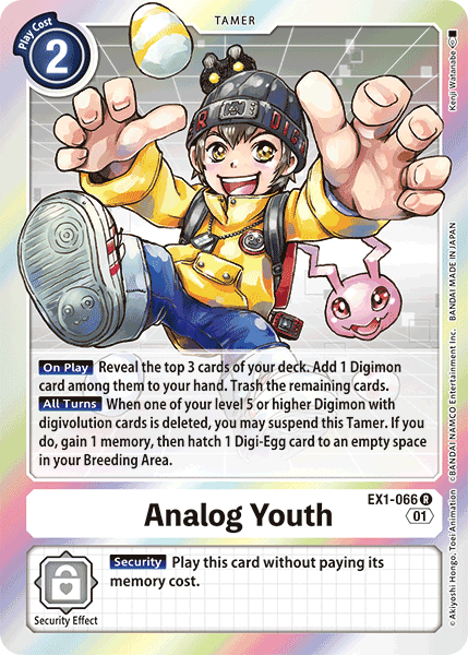 Analog Youth [EX1-066] [Classic Collection] | Red Riot Games CA