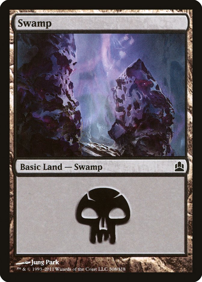 Swamp (308) [Commander 2011] | Red Riot Games CA