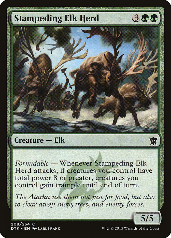 Stampeding Elk Herd [Dragons of Tarkir] | Red Riot Games CA