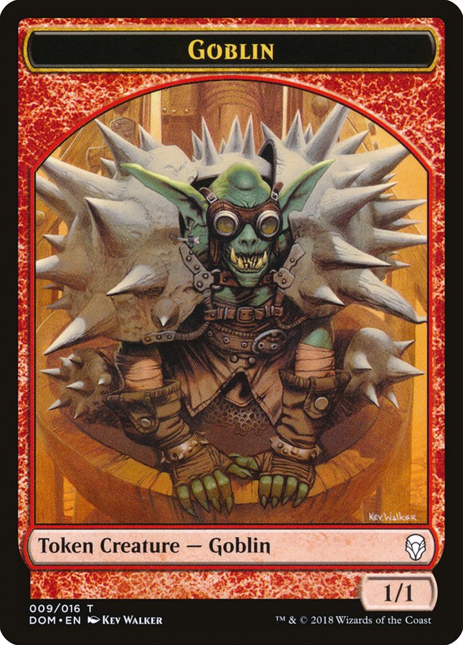 Goblin Token [Dominaria Tokens] | Red Riot Games CA