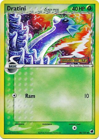 Dratini (46/101) (Delta Species) (Stamped) [EX: Dragon Frontiers] | Red Riot Games CA