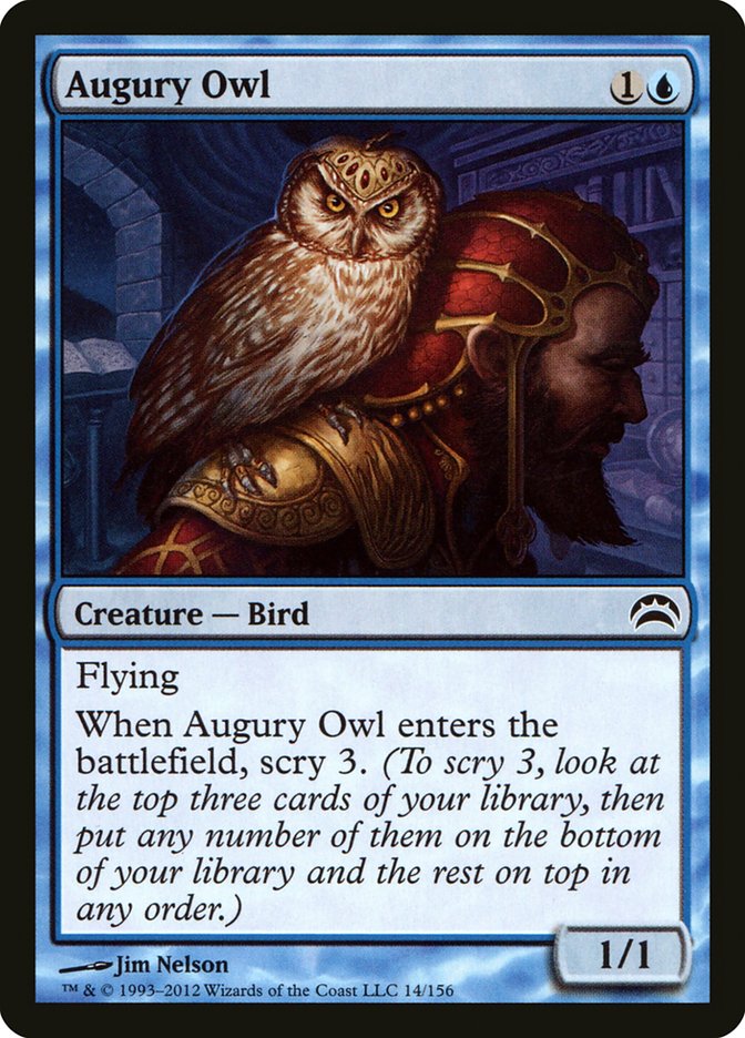 Augury Owl [Planechase 2012] | Red Riot Games CA