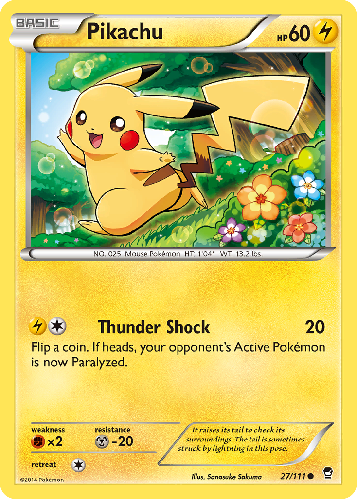 Pikachu (27/111) [XY: Furious Fists] | Red Riot Games CA