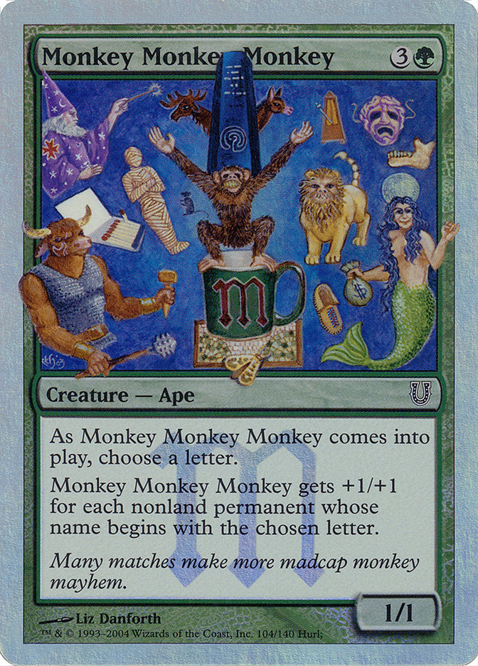 Monkey Monkey Monkey (Alternate Foil) [Unhinged] | Red Riot Games CA
