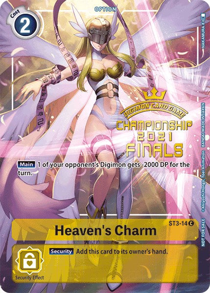 Heaven's Charm [ST3-14] (2021 Championship Finals Tamer's Evolution Pack) [Starter Deck: Heaven's Yellow Promos] | Red Riot Games CA