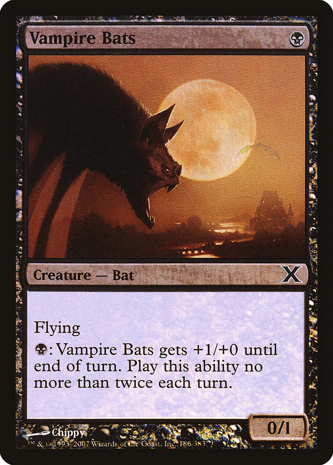 Vampire Bats (Premium Foil) [Tenth Edition] | Red Riot Games CA