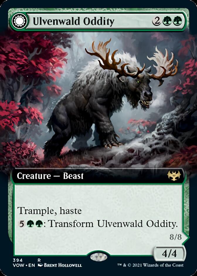 Ulvenwald Oddity // Ulvenwald Behemoth (Extended Art) [Innistrad: Crimson Vow] | Red Riot Games CA