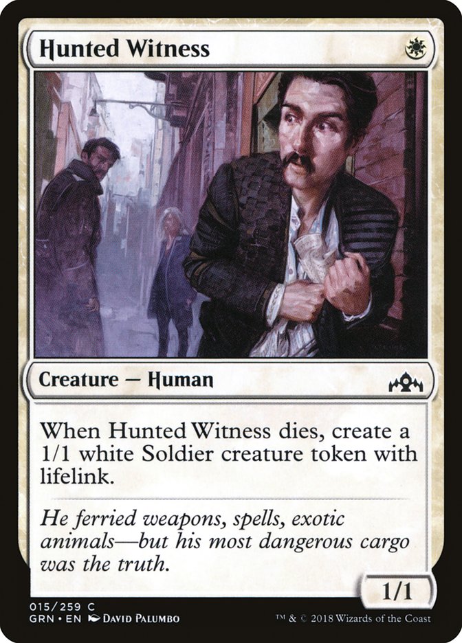 Hunted Witness [Guilds of Ravnica] | Red Riot Games CA