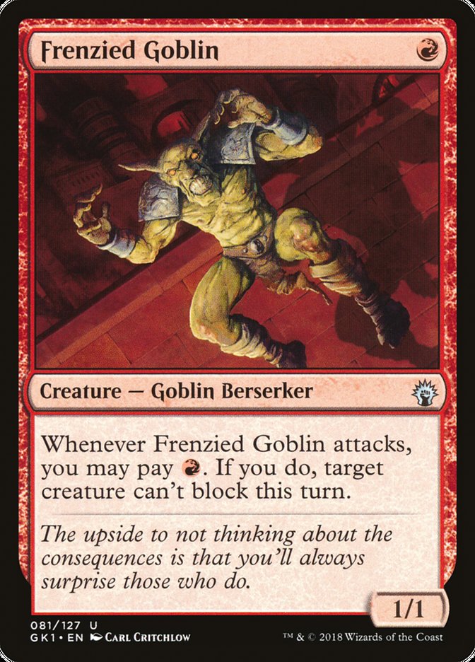 Frenzied Goblin [Guilds of Ravnica Guild Kit] | Red Riot Games CA