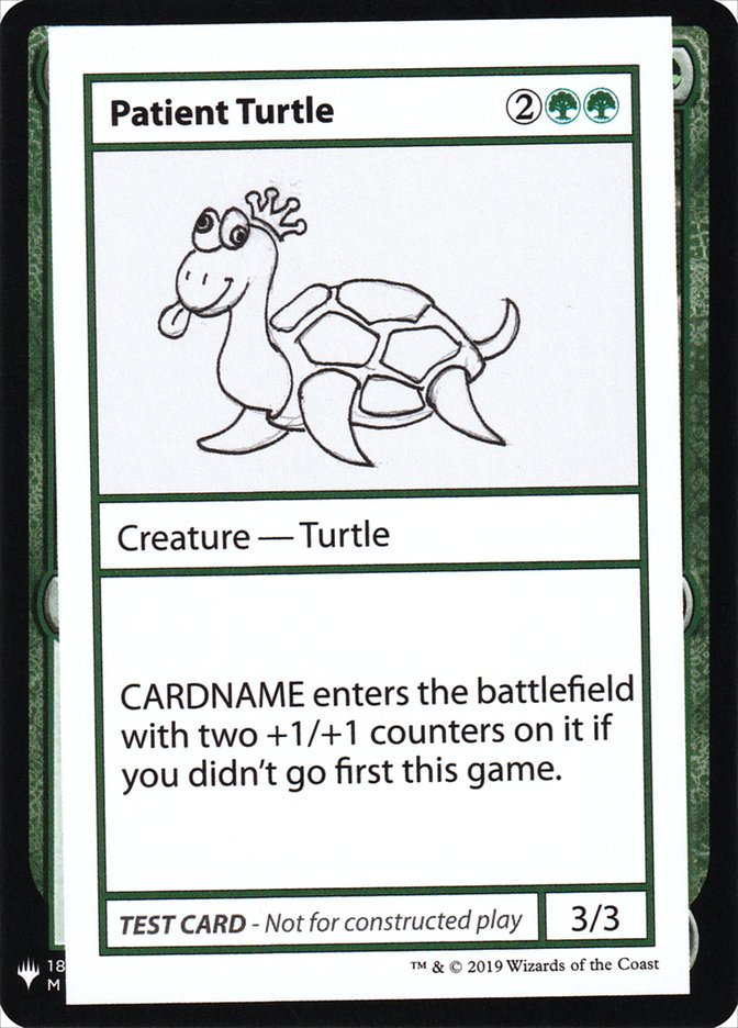 Patient Turtle [Mystery Booster Playtest Cards] | Red Riot Games CA