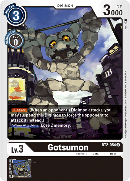 Gotsumon [BT2-054] [Release Special Booster Ver.1.0] | Red Riot Games CA