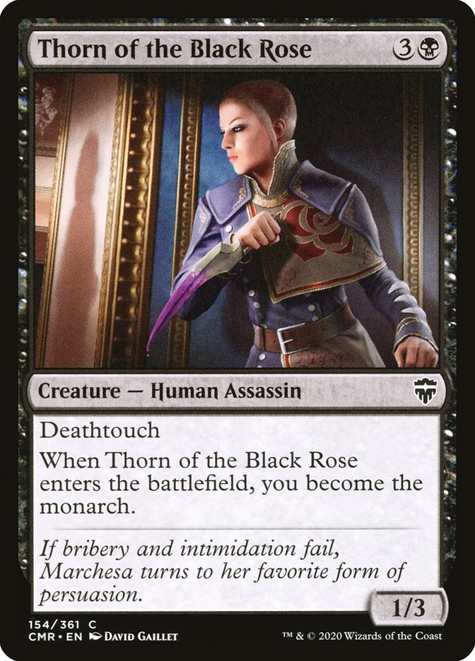 Thorn of the Black Rose [Commander Legends] | Red Riot Games CA