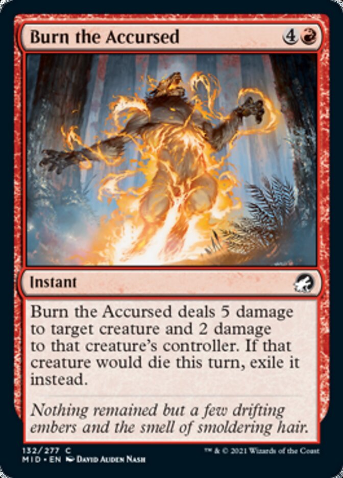 Burn the Accursed [Innistrad: Midnight Hunt] | Red Riot Games CA