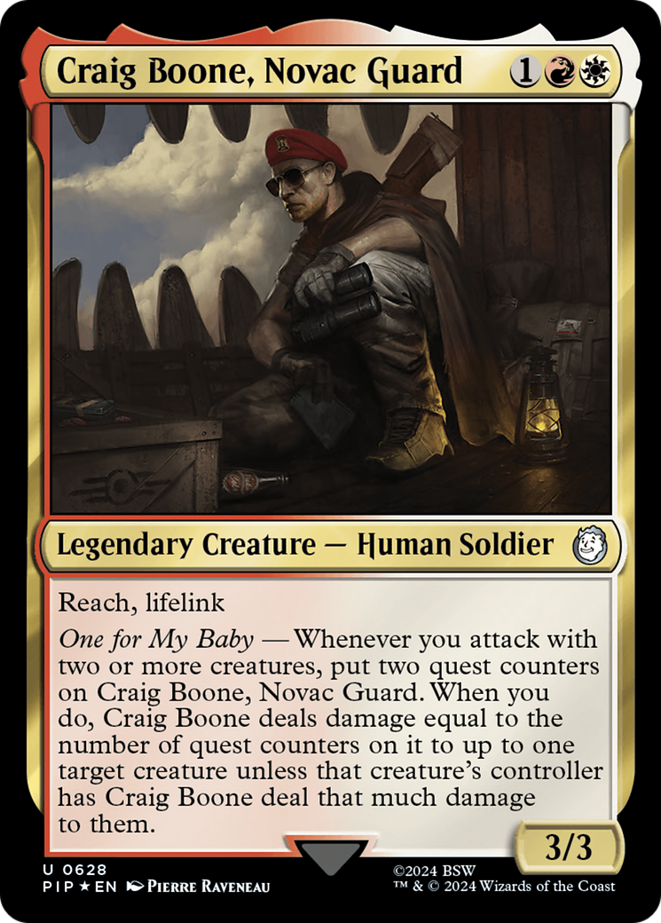 Craig Boone, Novac Guard (Surge Foil) [Fallout] | Red Riot Games CA