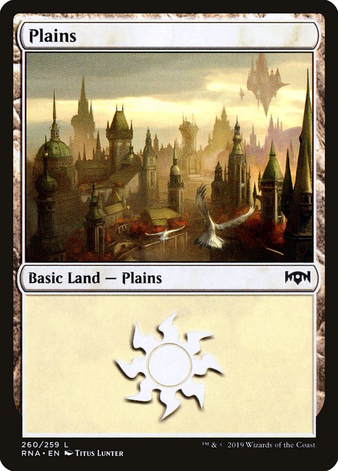 Plains (260) [Ravnica Allegiance] | Red Riot Games CA
