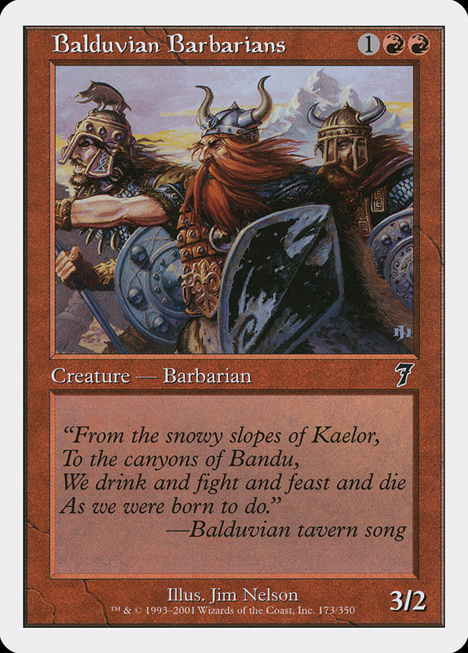 Balduvian Barbarians [Seventh Edition] | Red Riot Games CA