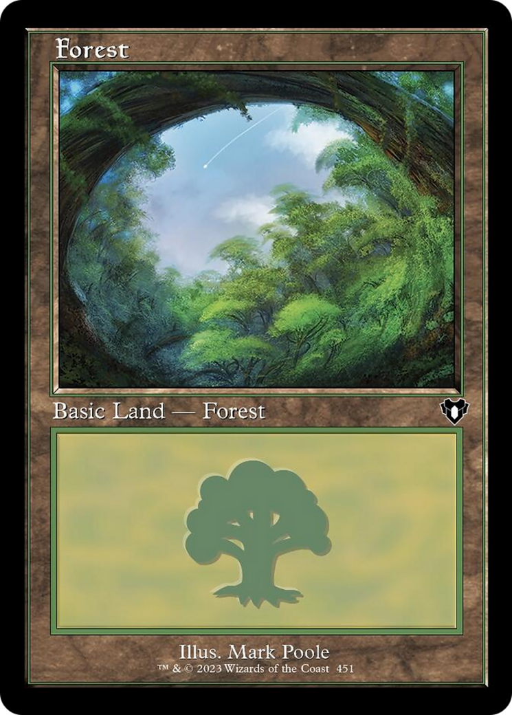 Forest (451) (Retro) [Commander Masters] | Red Riot Games CA