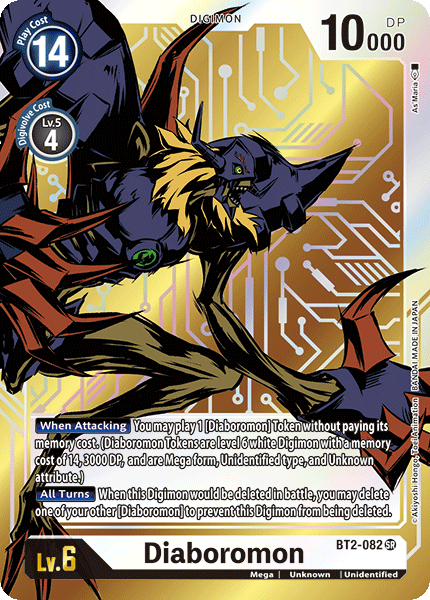 Diaboromon [BT2-082] (Alternate Art) [Release Special Booster Ver.1.0] | Red Riot Games CA