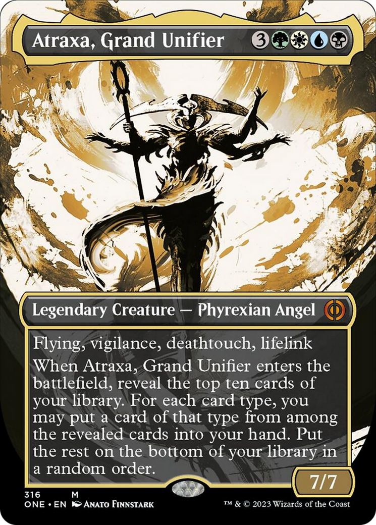 Atraxa, Grand Unifier (Borderless Ichor) [Phyrexia: All Will Be One] | Red Riot Games CA