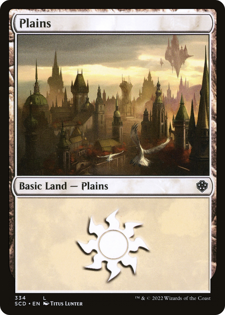 Plains (334) [Starter Commander Decks] | Red Riot Games CA