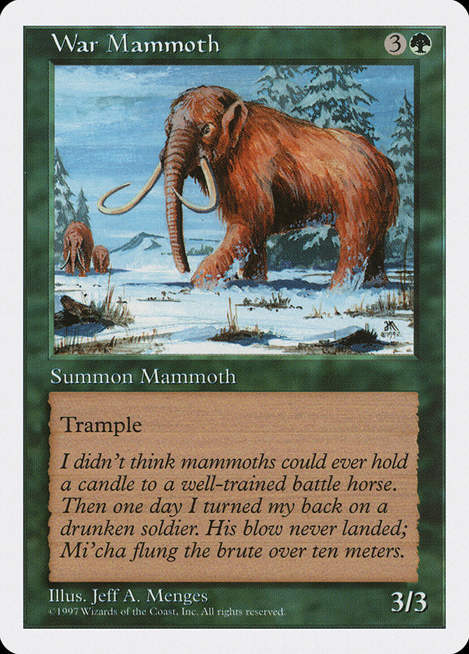 War Mammoth [Fifth Edition] | Red Riot Games CA