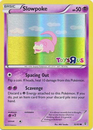 Slowpoke (32/83) (Toys R Us Promo) [XY: Generations] | Red Riot Games CA