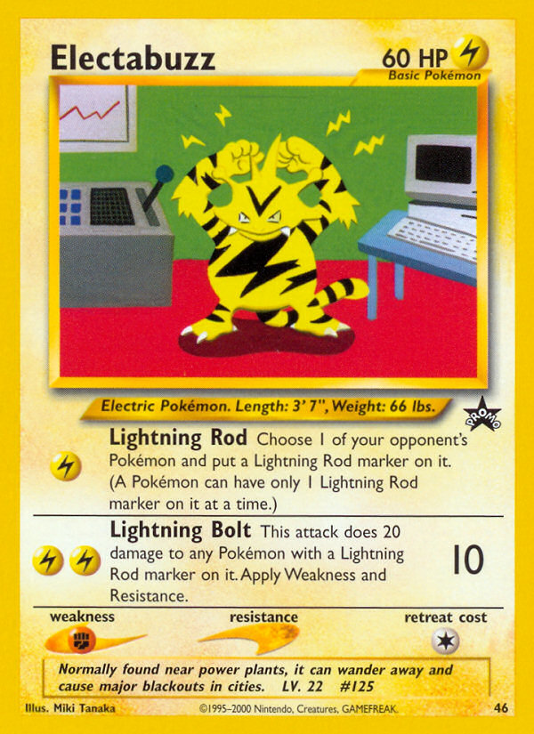 Electabuzz (46) [Wizards of the Coast: Black Star Promos] | Red Riot Games CA