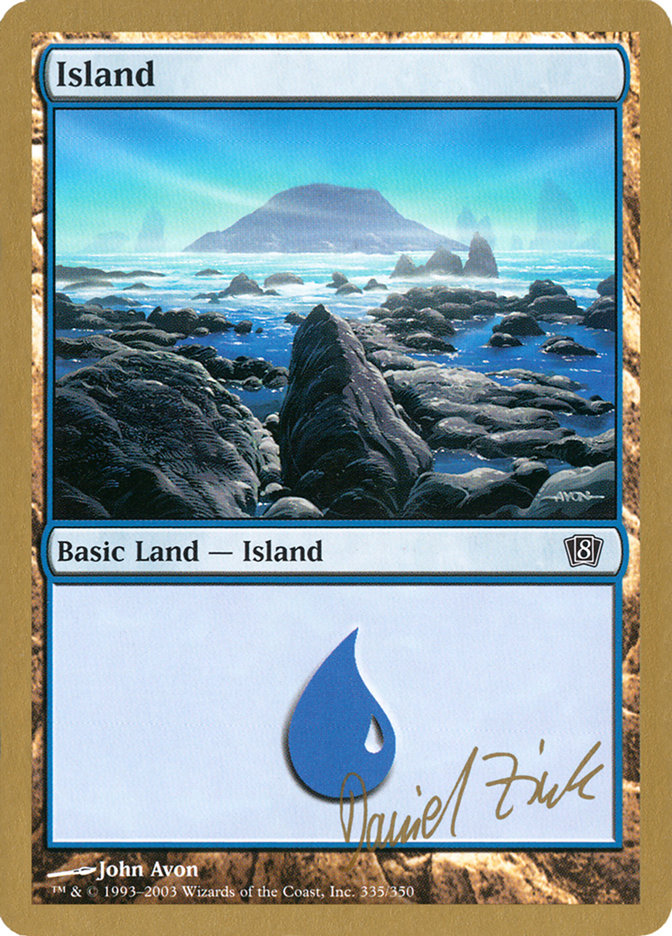 Island (dz335) (Daniel Zink) [World Championship Decks 2003] | Red Riot Games CA