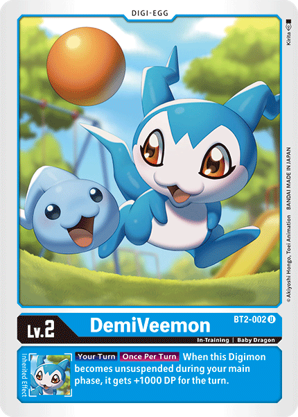 DemiVeemon [BT2-002] [Release Special Booster Ver.1.5] | Red Riot Games CA