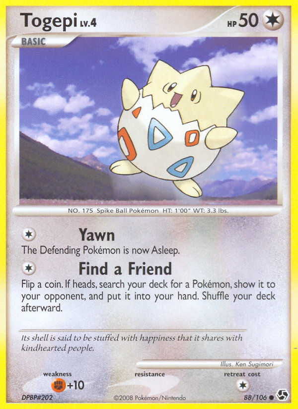 Togepi (88/106) [Diamond & Pearl: Great Encounters] | Red Riot Games CA