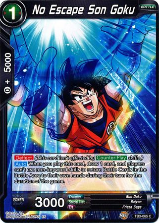 No Escape Son Goku (TB3-065) [Clash of Fates] | Red Riot Games CA