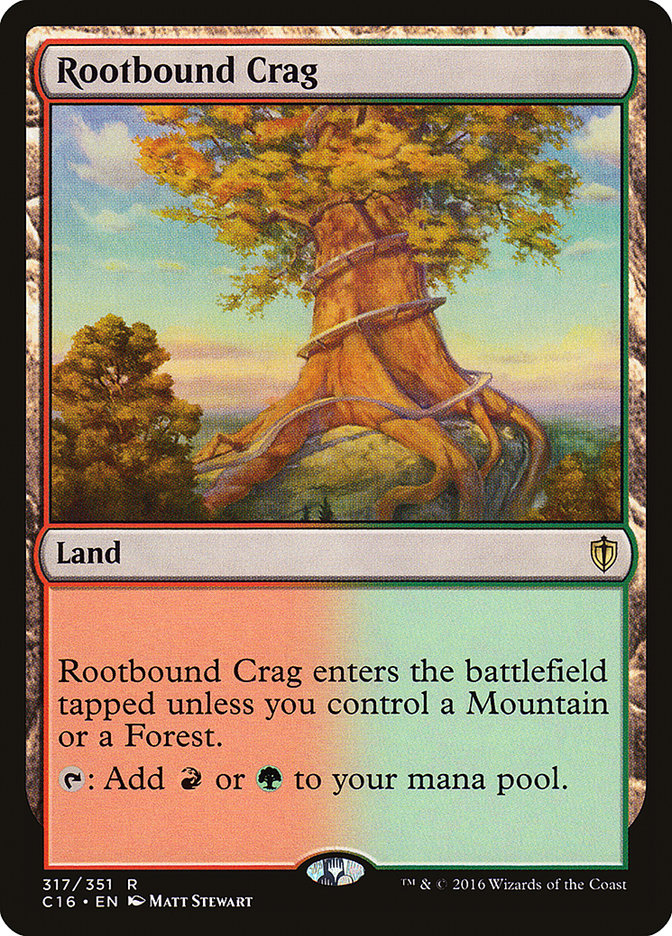 Rootbound Crag [Commander 2016] | Red Riot Games CA