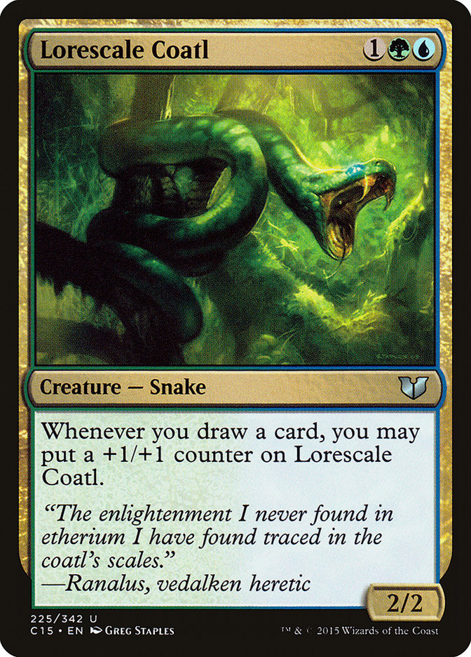 Lorescale Coatl [Commander 2015] | Red Riot Games CA