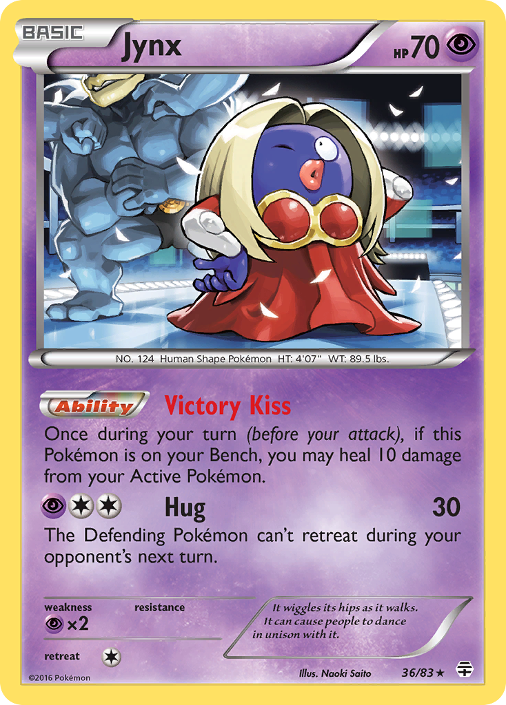 Jynx (36/83) [XY: Generations] | Red Riot Games CA