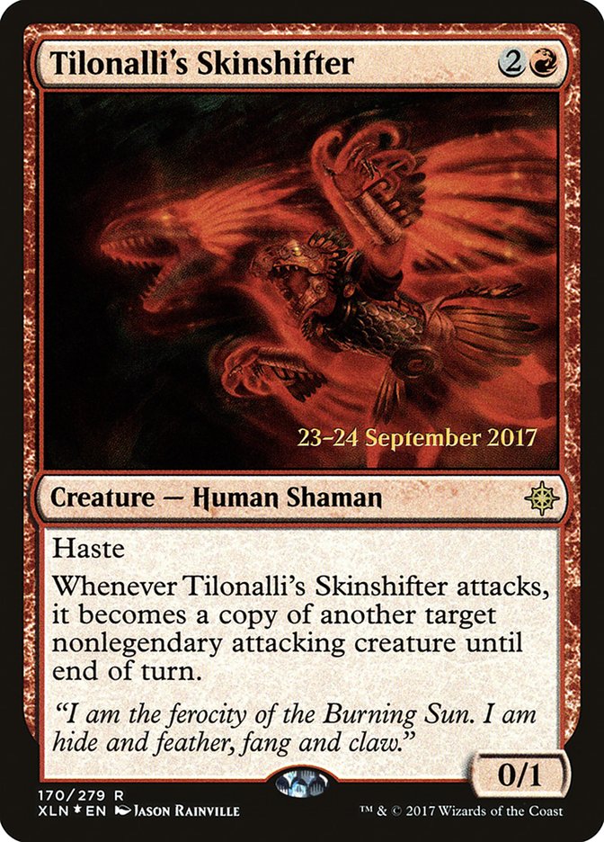 Tilonalli's Skinshifter [Ixalan Prerelease Promos] | Red Riot Games CA