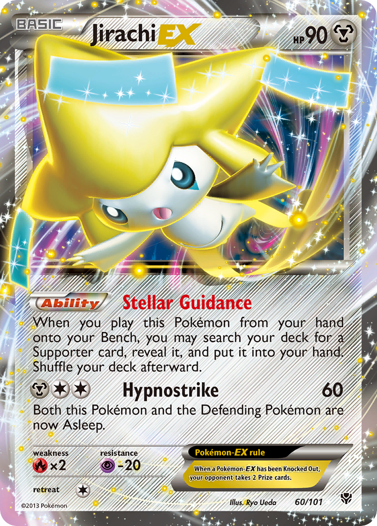 Jirachi EX (60/101) [Black & White: Plasma Blast] | Red Riot Games CA