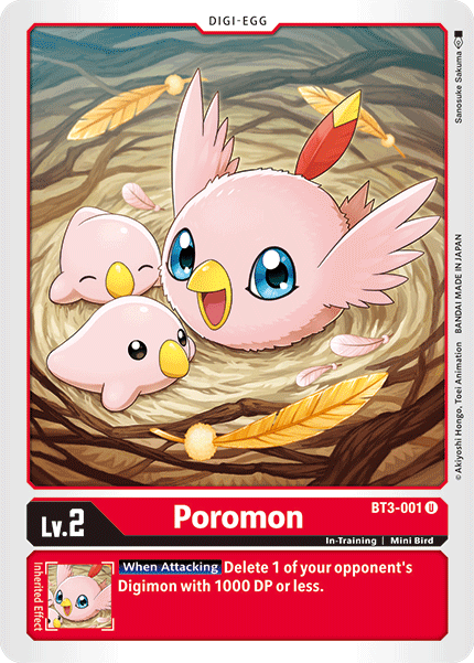 Poromon [BT3-001] [Release Special Booster Ver.1.5] | Red Riot Games CA