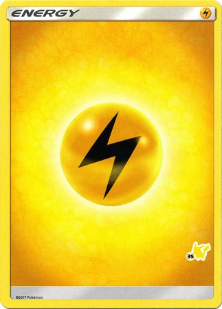 Lightning Energy (Pikachu Stamp #35) [Battle Academy 2020] | Red Riot Games CA