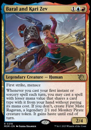 Baral and Kari Zev (Promo Pack) [March of the Machine Promos] | Red Riot Games CA