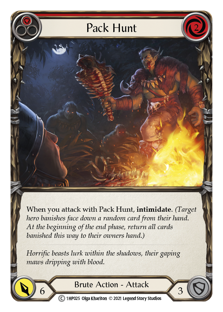 Pack Hunt (Red) [1HP025] (History Pack 1) | Red Riot Games CA