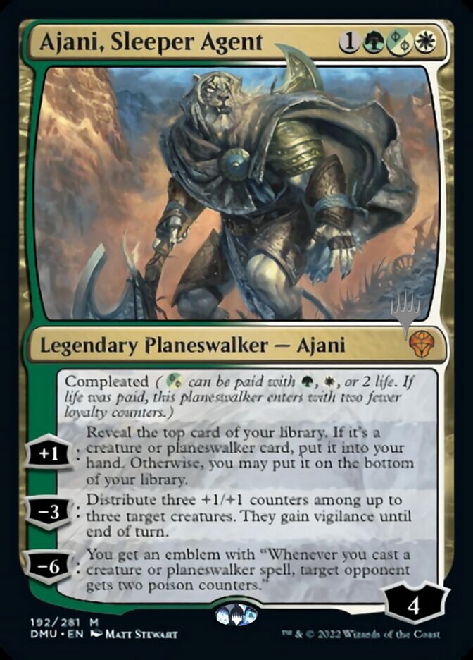 Ajani, Sleeper Agent (Promo Pack) [Dominaria United Promos] | Red Riot Games CA