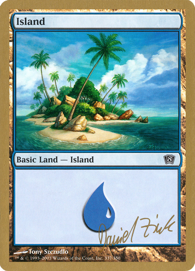 Island (dz337) (Daniel Zink) [World Championship Decks 2003] | Red Riot Games CA