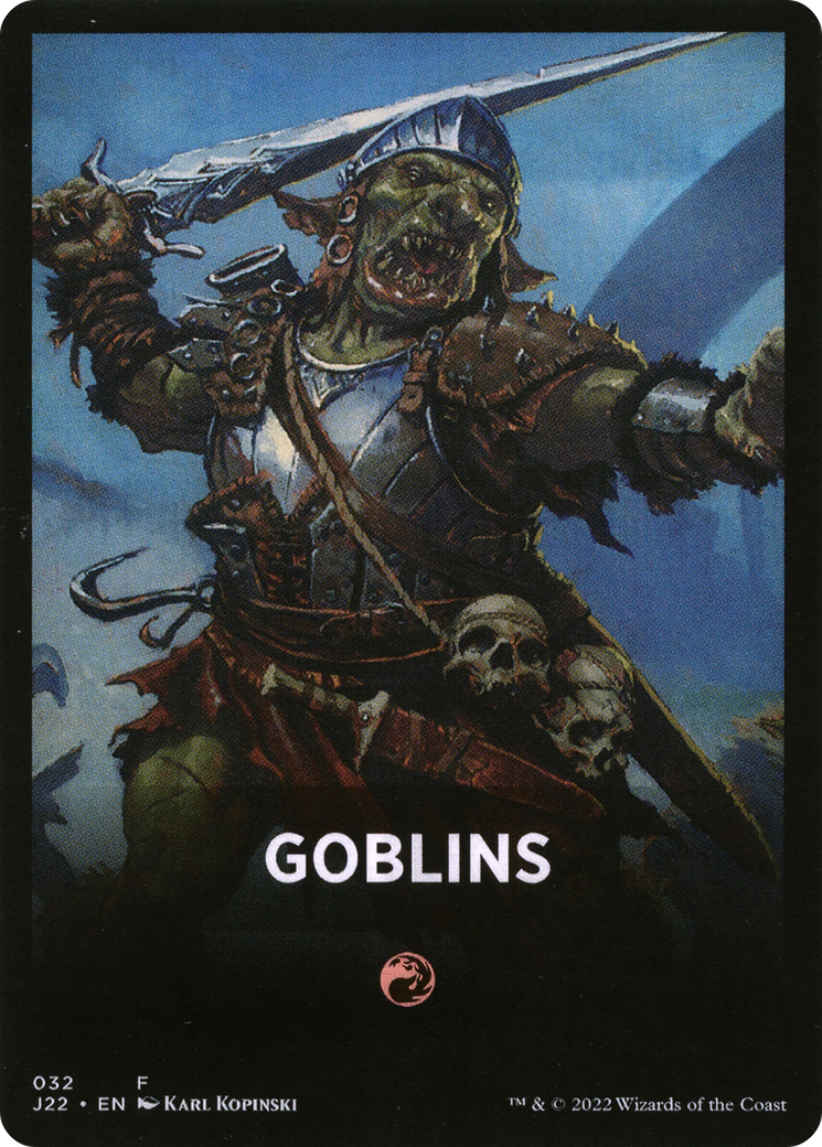 Goblins Theme Card [Jumpstart 2022 Front Cards] | Red Riot Games CA