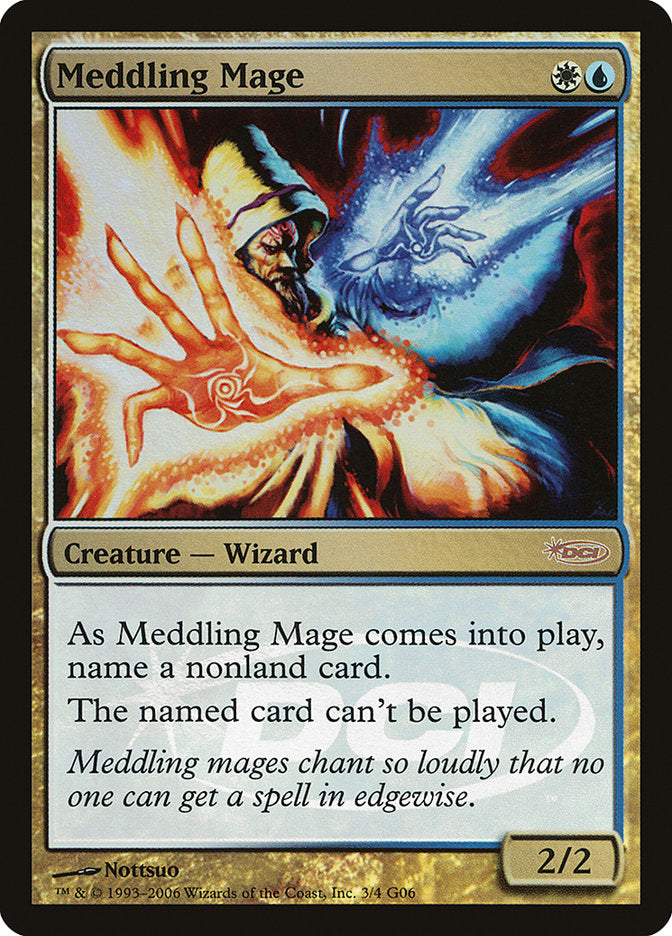Meddling Mage [Judge Gift Cards 2006] | Red Riot Games CA