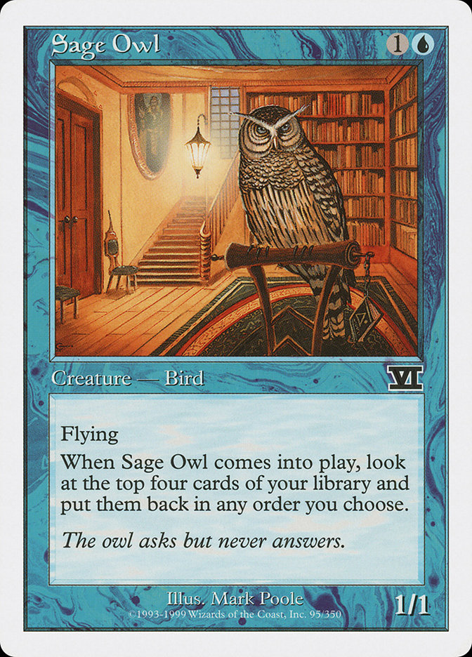 Sage Owl [Classic Sixth Edition] | Red Riot Games CA